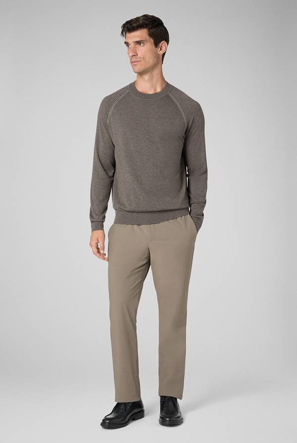 Pal Zileri Pantaloni in pura lana con coulisse regolabile Saldi