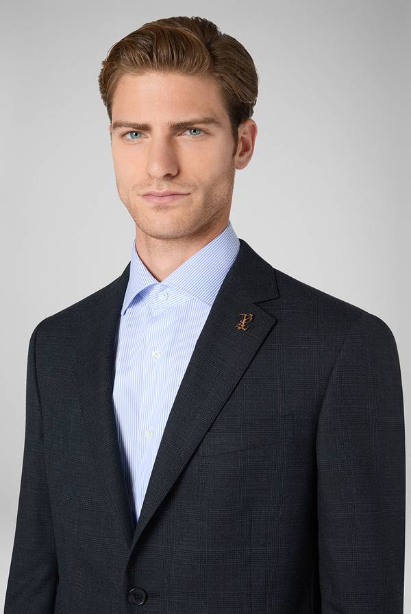 Pal Zileri Abito Palladio in lana stretch con motivo Principe di Galles 2025