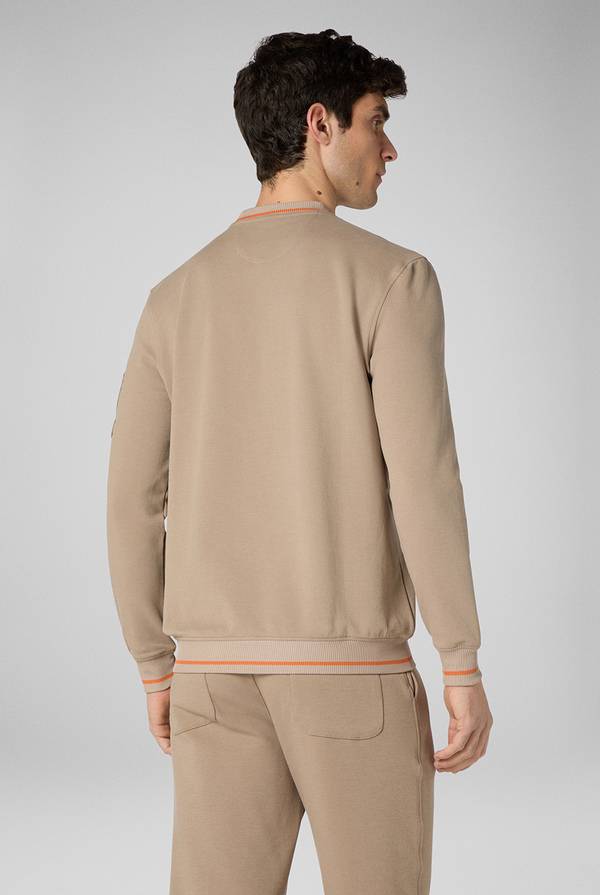 Pal Zileri Felpa in cotone stretch con logo Presa