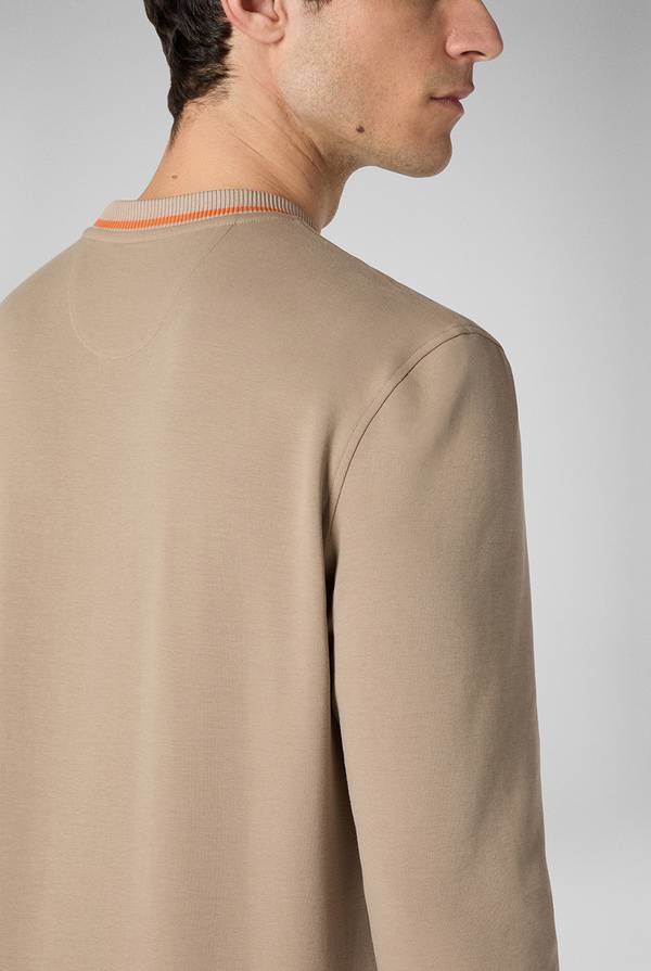 Pal Zileri Felpa in cotone stretch con logo Presa