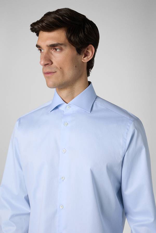 Pal Zileri Camicia in cotone con polsini da gemelli In Vendita