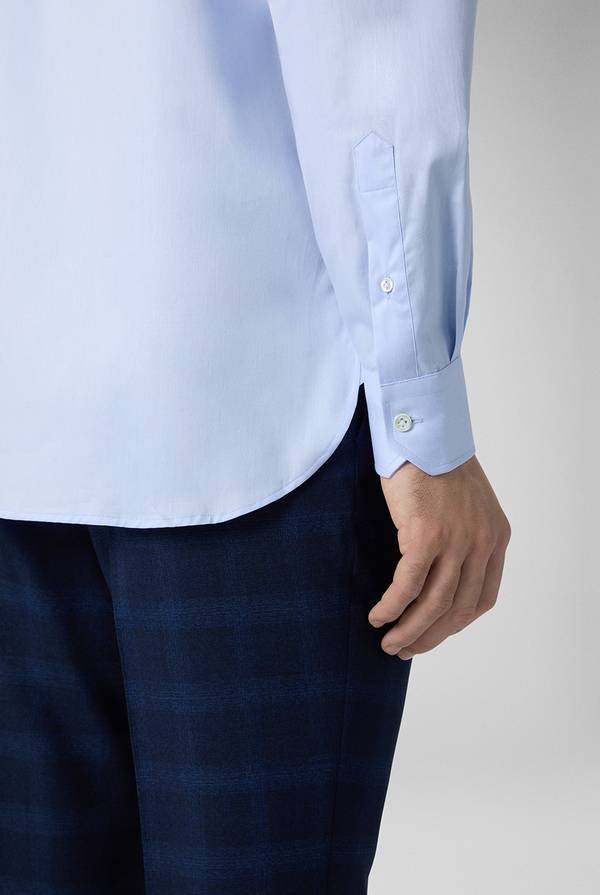 Pal Zileri Camicia in cotone con polsini da gemelli In Vendita