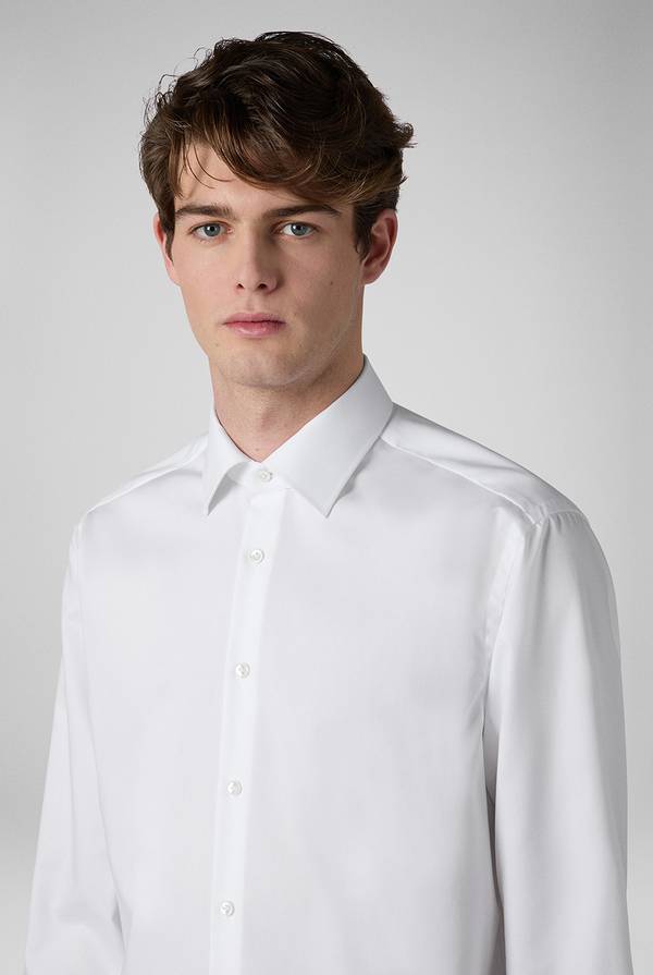 Pal Zileri Camicia azzurra in cotone con collo Milano Offerte