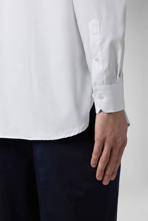 Pal Zileri Camicia azzurra in cotone con collo Milano Offerte