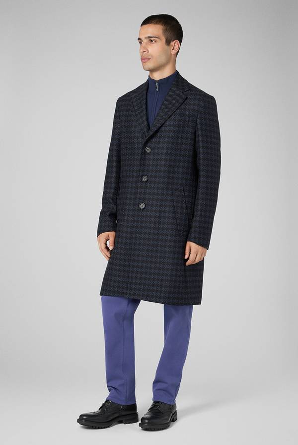 Pal Zileri Cappotto pied de poule Ritorno libero