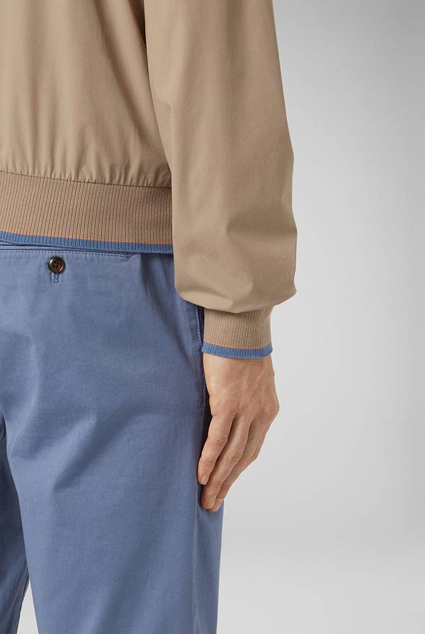 Pal Zileri Bomber in soft shell color tortora Qualità