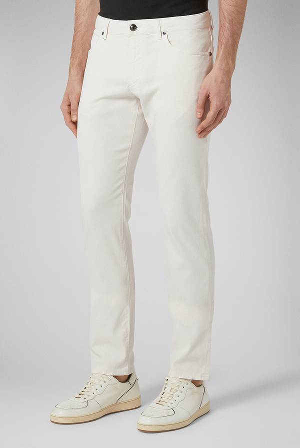 Pal Zileri Pantalone 5 tasche in cotone stretch tinto in capo Vendite Flash