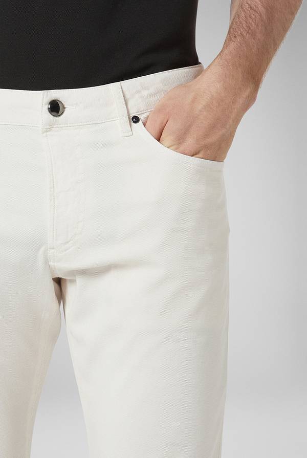 Pal Zileri Pantalone 5 tasche in cotone stretch tinto in capo Vendite Flash