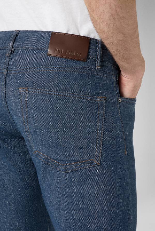 Pal Zileri Denim 5 tasche effetto lino Nuova