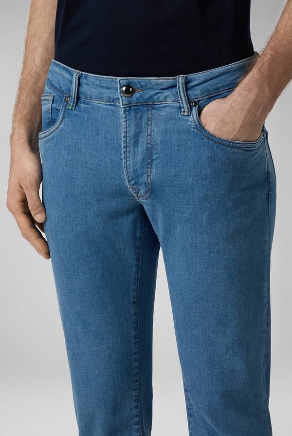 Pal Zileri Denim 5 tasche effetto delavè Italia