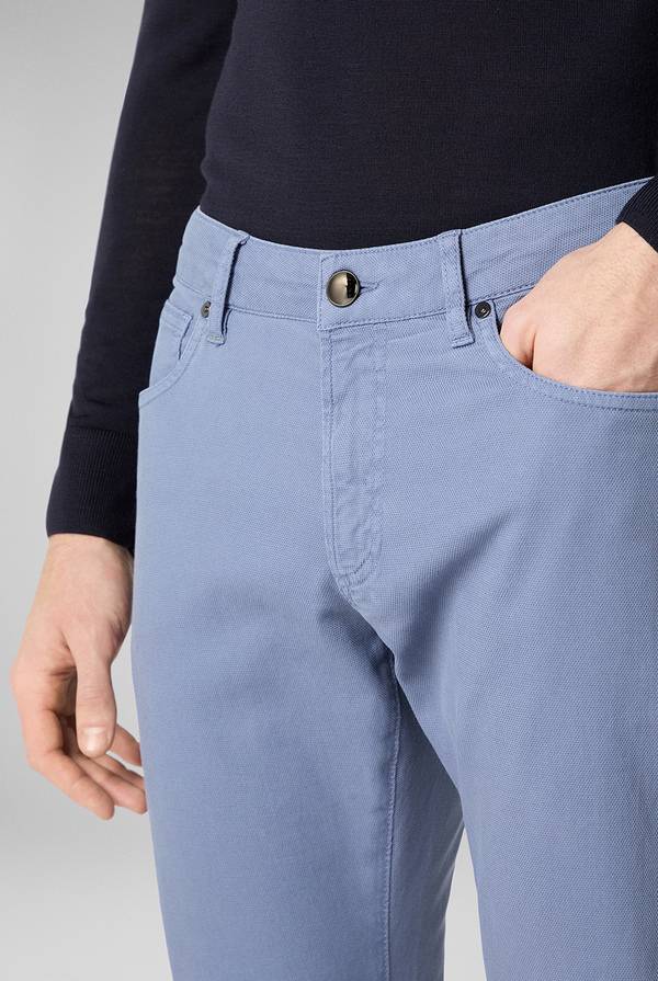 Pal Zileri Pantalone 5 tasche in cotone stretch tinto in capo In Linea