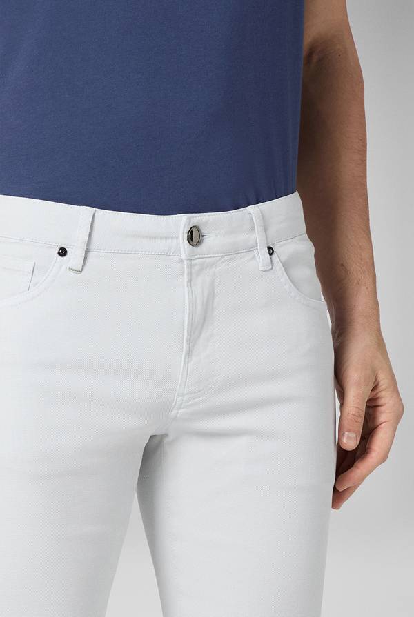 Pal Zileri Pantalone 5 tasche in cotone stretch tinto in capo Vendita