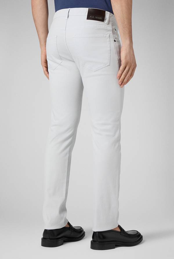 Pal Zileri Pantalone 5 tasche in cotone stretch tinto in capo Vendita