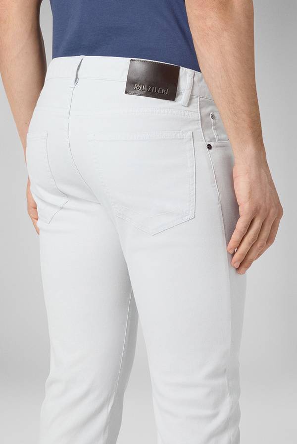 Pal Zileri Pantalone 5 tasche in cotone stretch tinto in capo Vendita