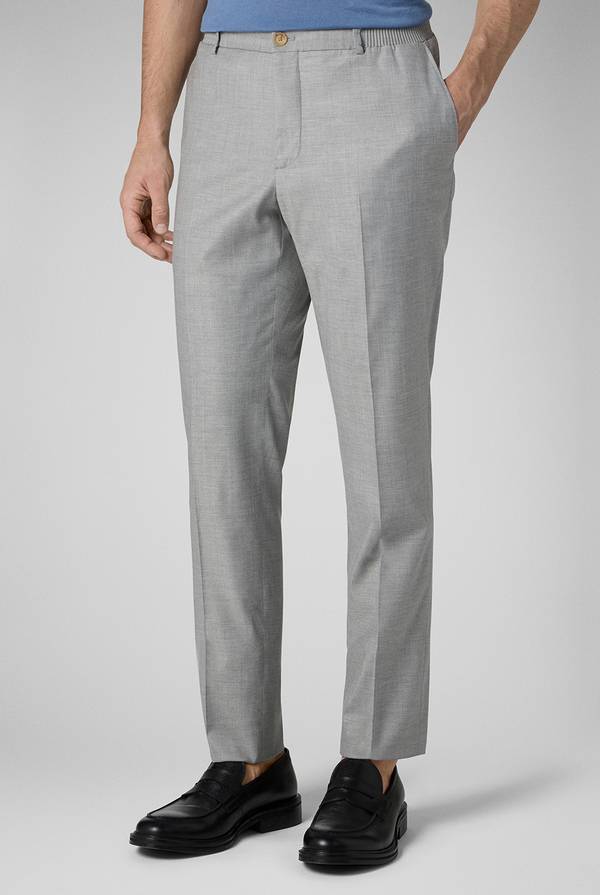 Pal Zileri Pantalone classico in lana e bamboo Spedizione Gratuita