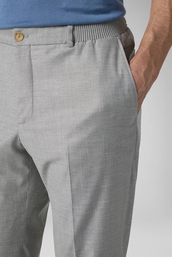 Pal Zileri Pantalone classico in lana e bamboo Spedizione Gratuita