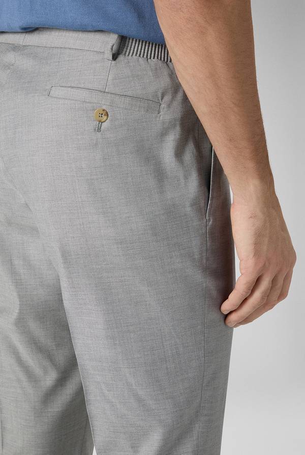 Pal Zileri Pantalone classico in lana e bamboo Spedizione Gratuita