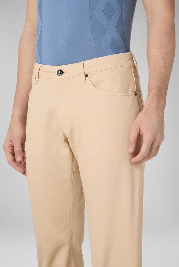Pal Zileri Pantalone 5 tasche in cotone stretch tinto in capo Qualità Garantita