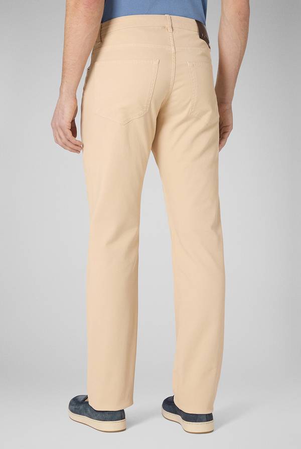 Pal Zileri Pantalone 5 tasche in cotone stretch tinto in capo Qualità Garantita