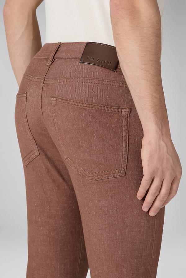 Pal Zileri Denim 5 tasche effetto lino Negozi Online