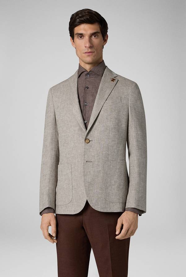Pal Zileri Giacca Brera in lino e cotone Shopping Online