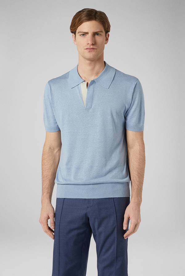 Pal Zileri Polo in maglia di lino e seta Convenienza