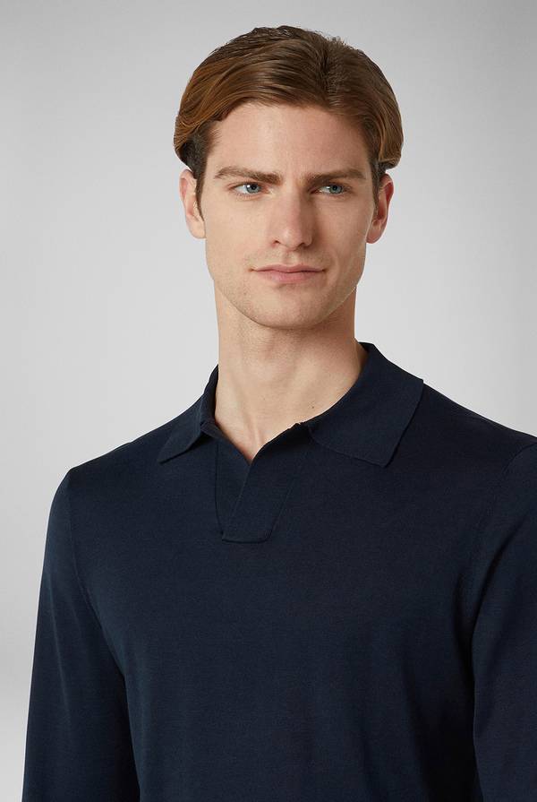 Pal Zileri Polo in maglia a maniche lunghe In Vendita