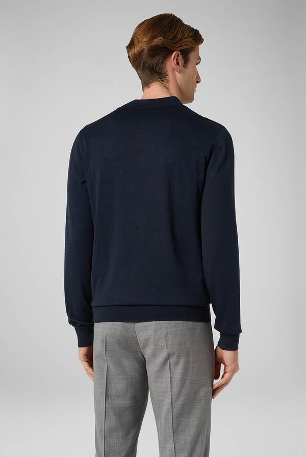 Pal Zileri Polo in maglia a maniche lunghe In Vendita