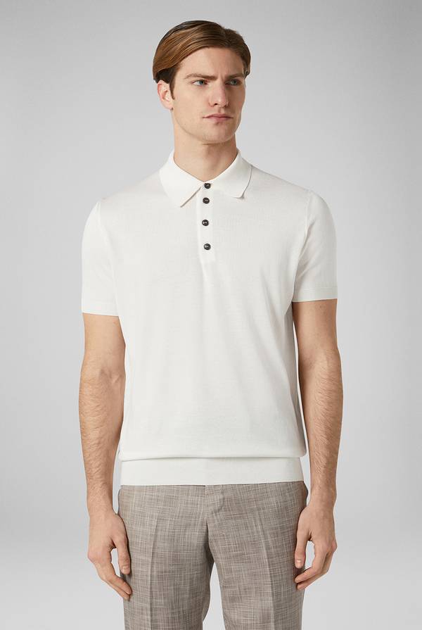 Pal Zileri Polo in maglia di seta e cotone Offerte