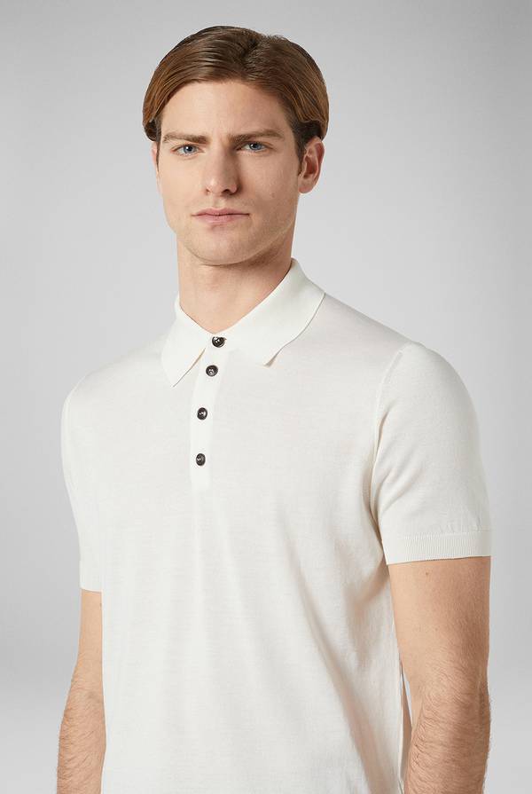 Pal Zileri Polo in maglia di seta e cotone Offerte