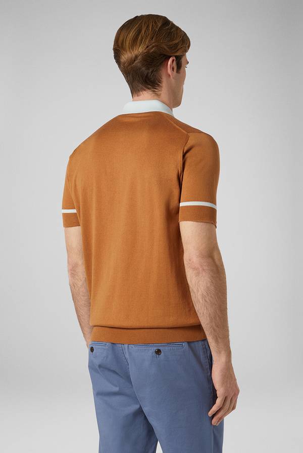 Pal Zileri Polo in maglia con dettagli a contrasto Vendita Economica