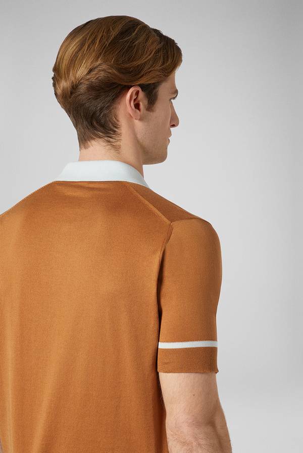 Pal Zileri Polo in maglia con dettagli a contrasto Vendita Economica