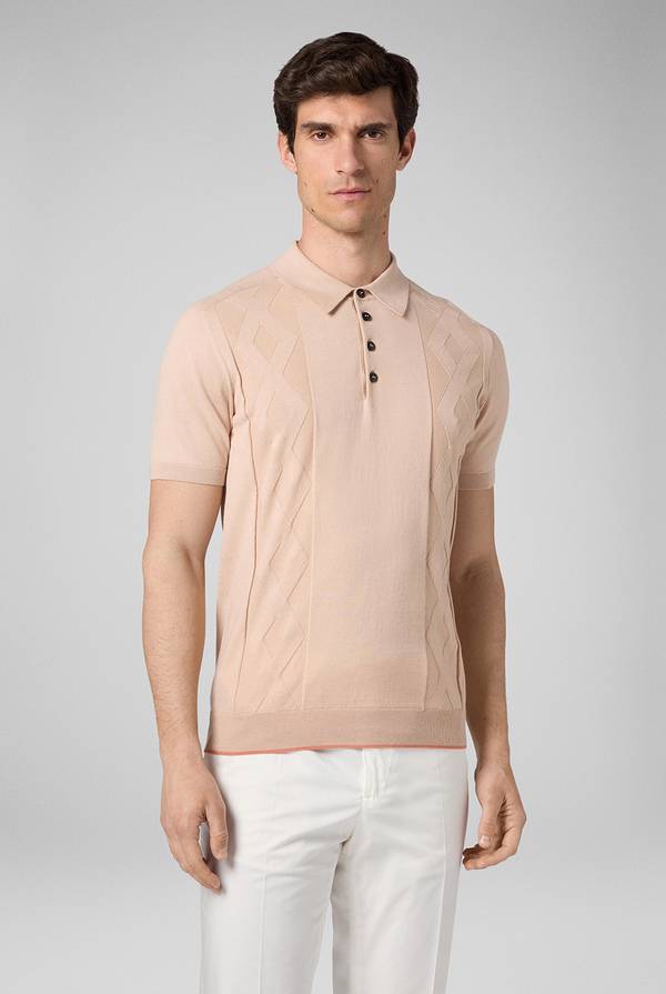 Pal Zileri Polo in maglia con calati Vendite Flash