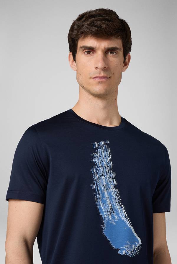 Pal Zileri Tshirt con lavorazione jacquard Negozio