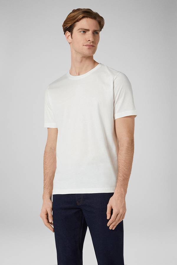 Pal Zileri T-Shirt in cotone nel colore bianco Moda