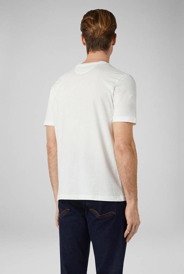 Pal Zileri T-Shirt in cotone nel colore bianco Moda