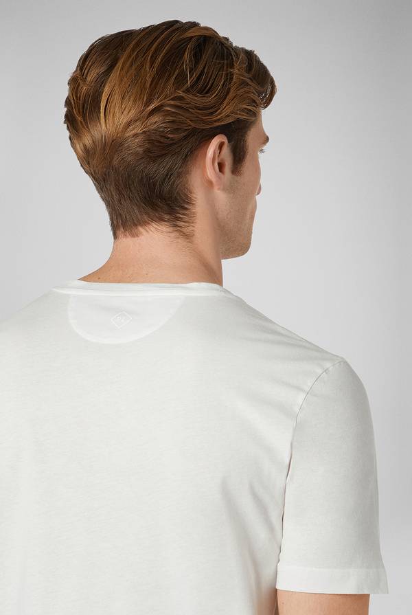 Pal Zileri T-Shirt in cotone nel colore bianco Moda