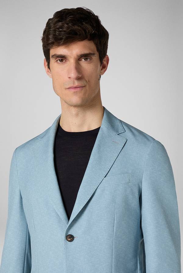 Pal Zileri Giacca Effortless in jersey stampato 2025