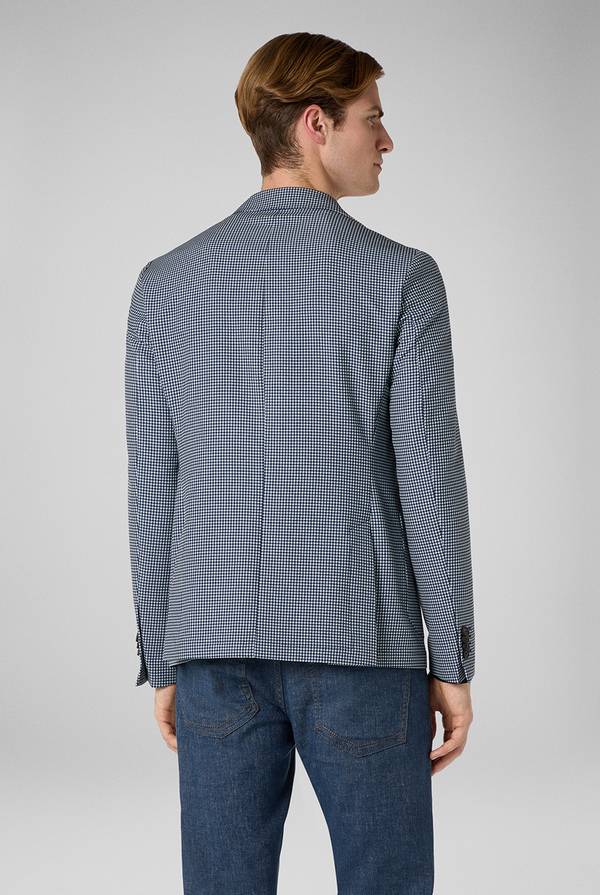 Pal Zileri Giacca Effortless in jersey con motivo pied de poule Vendita