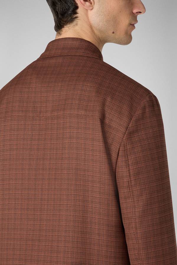 Pal Zileri Giacca camicia con motivo micro check Pezzi Unici