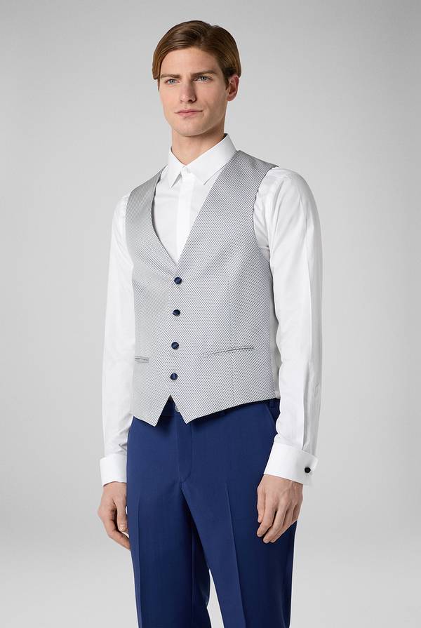 Pal Zileri Gilet Cerimonia con lavorazione jacquard Sottocosto