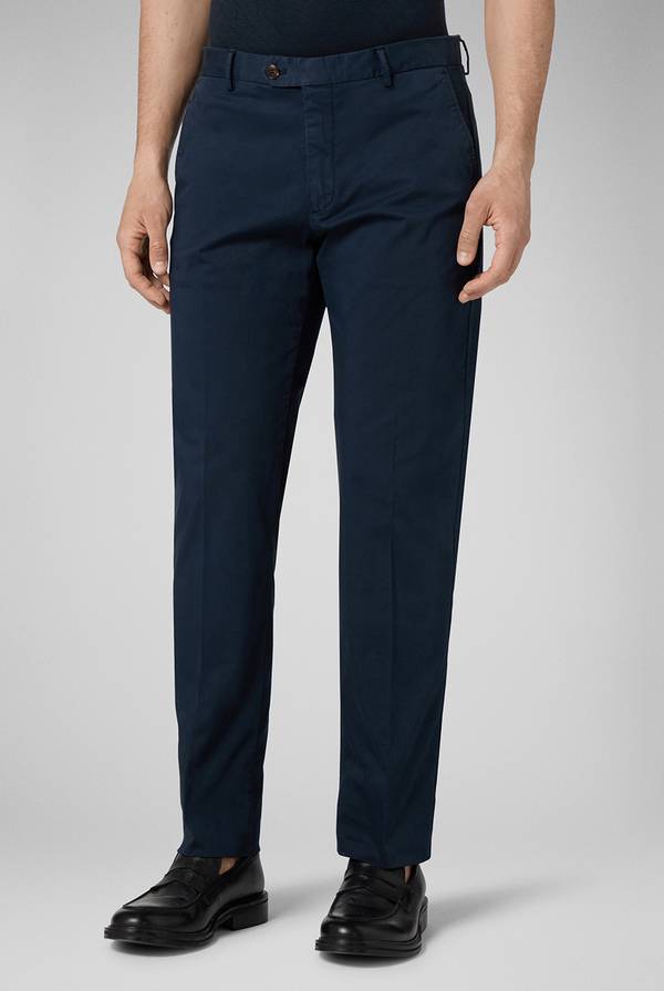 Pal Zileri Chino in cotone stretch tinto in capo Outlet