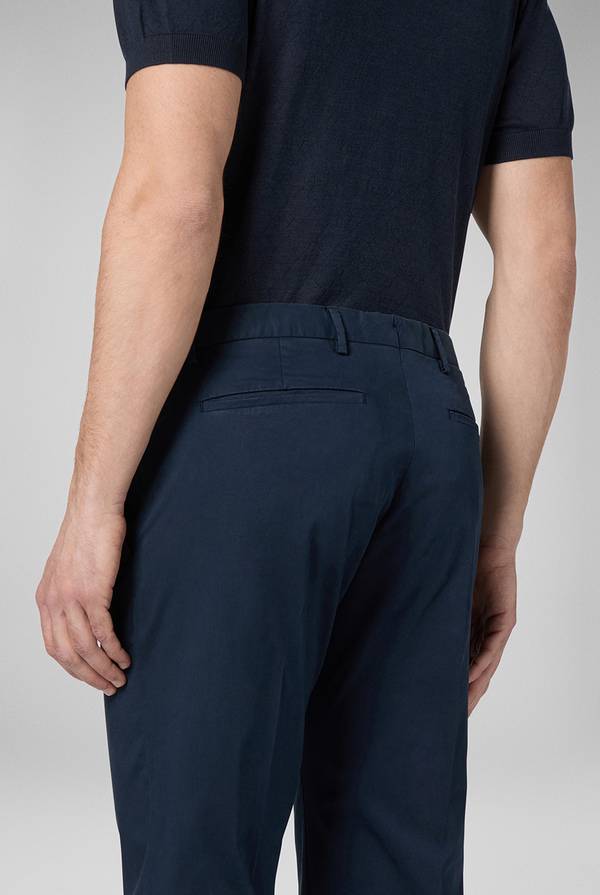 Pal Zileri Chino in cotone stretch tinto in capo Outlet