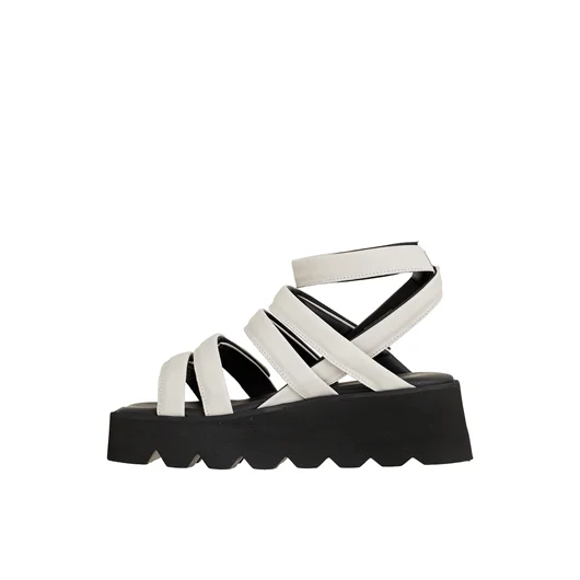 PURO SANDALO IN PELLE 55MM Offerte