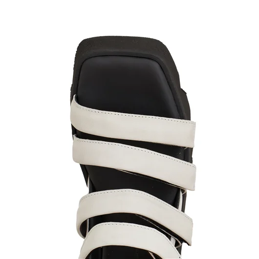 PURO SANDALO IN PELLE 55MM Offerte