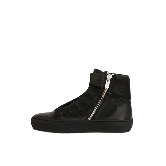 THE LAST CONSPIRACY SNEAKER ALTA IN PELLE Qualità