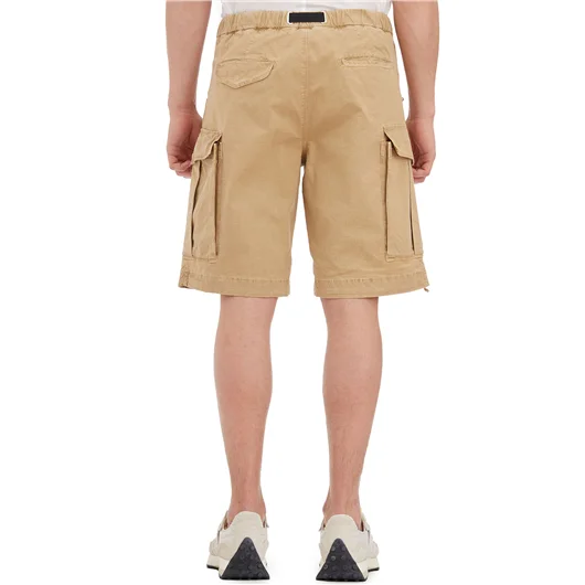 WHITE SAND BERMUDA CARGO IN COTONE Consegna Veloce
