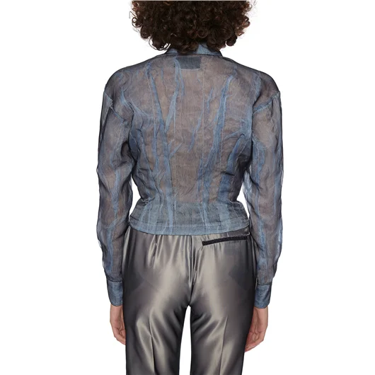 QUETSCHE_ CAMICIA BUSTIER IN ORGANZA Promozione Limitata