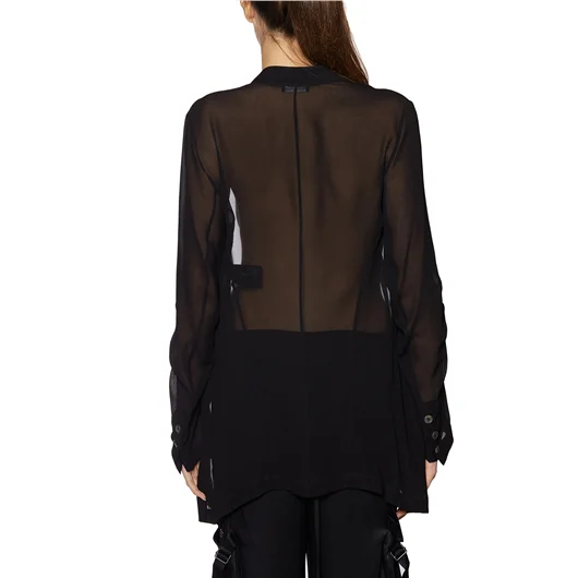 ANN DEMEULEMEESTER CAMICIA IN CREPE Presa