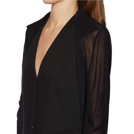 ANN DEMEULEMEESTER CAMICIA IN CREPE Presa